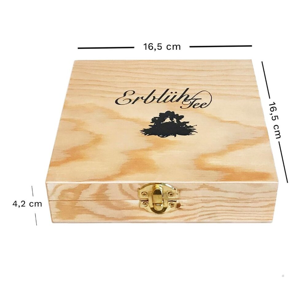 Flowering Abloom Tea - Blooming Gift Set in Stylish Wooden Box, 12pcs - Picture 6 of 7